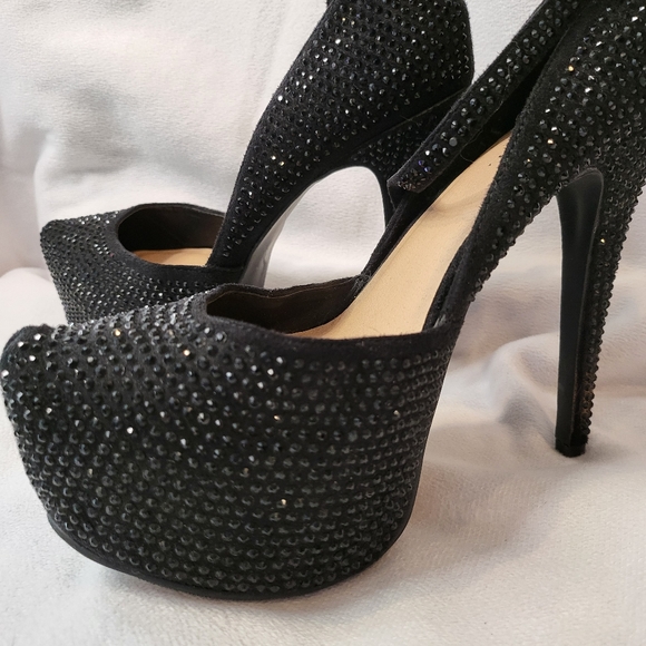 JustFab Blinged Heels - Picture 6 of 6